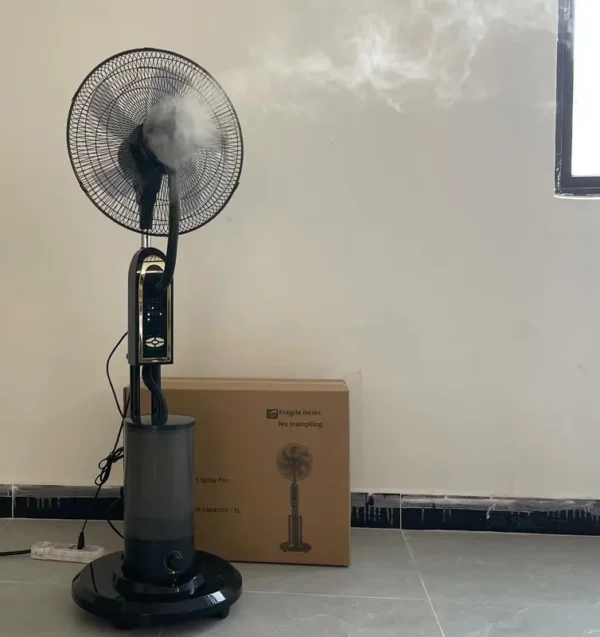 Standing Mist Spray Cooler, Wall, 50, Plastic - view 3