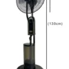 Standing Mist Spray Cooler, Wall, 50, Plastic - view 5