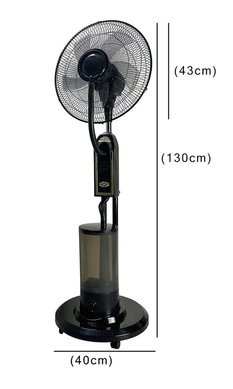 Standing Mist Spray Cooler, Wall, 50, Plastic - view 5