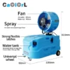 Standing Misting Fan, 380L, 1.3HP, Plastic - view 3