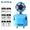 Standing Misting Fan, 380L, 1.3HP, Plastic - view 4