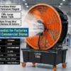 Standing Mobile Misting Fan, 1250mm, Plastic, PMSM - view 2