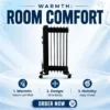 Standing Oil Filled Radiator, 11Fins, 2000 W, Metal - view 3
