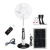 Standing Pedestal Electric Fan, Solar, USB