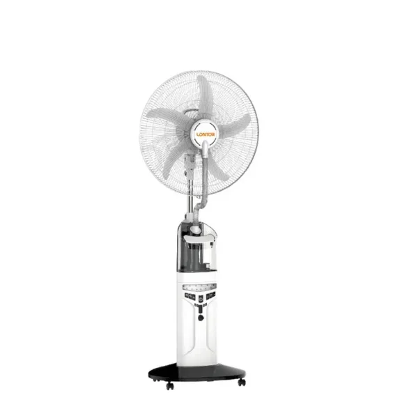 Standing Water Mist Fan, Plastic, 16-Inch, 15V, Solar