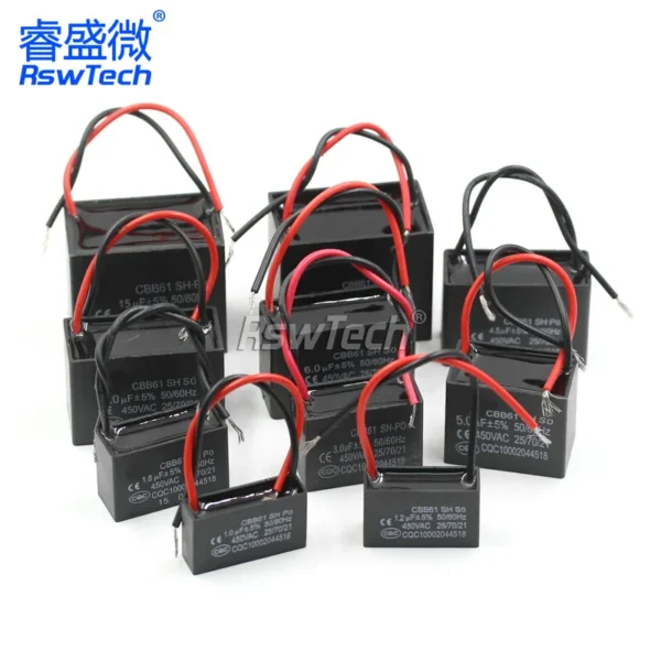 Start Capacitance for Motor, CBB61, X2, 200uf - view 2