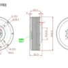 Stator Assembly Rotor Motor, 12v, 24v, 100mm - view 5
