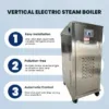 Steam Boiler, 100KW, 220, Stainless Steel