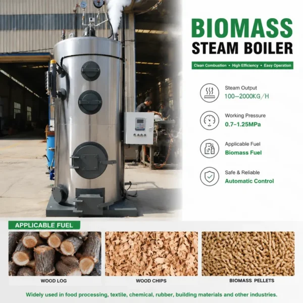 Steam Boiler, 200kg, 300kg, 500kg, 700kg