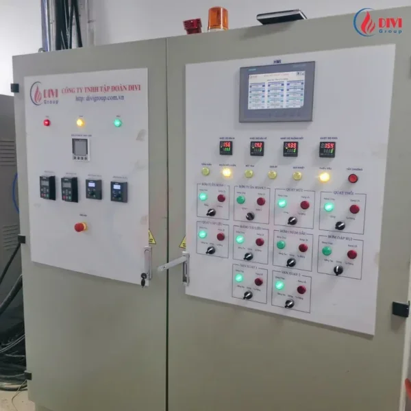Steam Boiler, DIVI, HMI, PLC, Copper