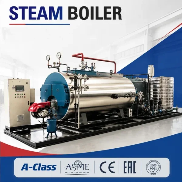 Steam Boiler, LPG, 1000kg, 5000kg