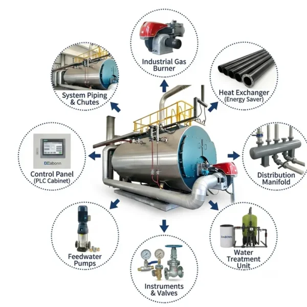 Steam Boiler, LPG, 1000kg, 5000kg - view 6