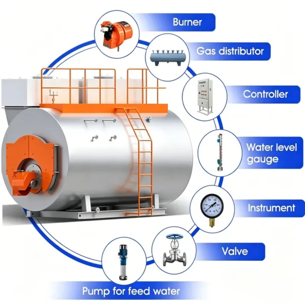 Steam Boiler, WNS, 3Ton, 6Ton, 9Ton - view 6