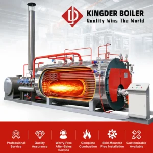 Steam Boiler, WNS, 98%, Stainless Steel