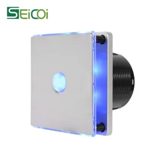 Steel Axial Bathroom Extractor, Ceiling, Stainless, IPX4, M3/h