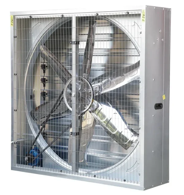 Steel Axial Exhaust Fan, Stainless, Wall