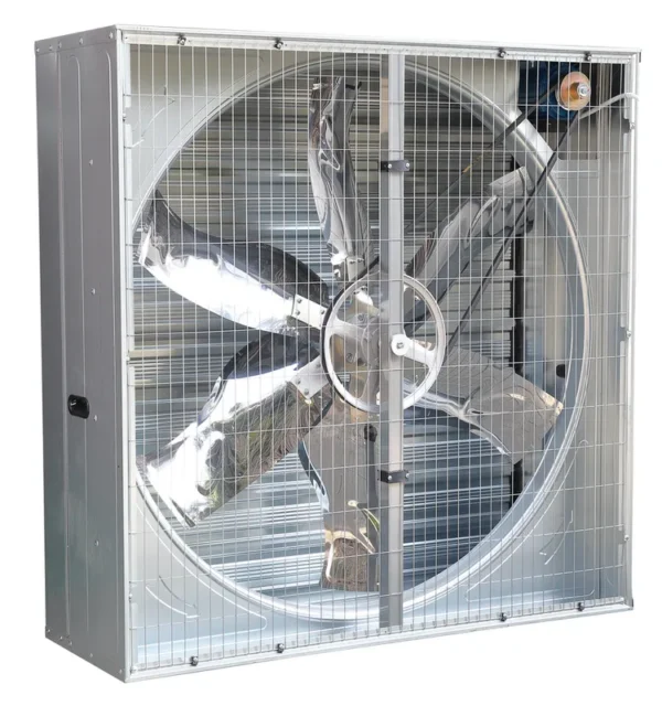 Steel Axial Exhaust Fan, Stainless, Wall - view 3