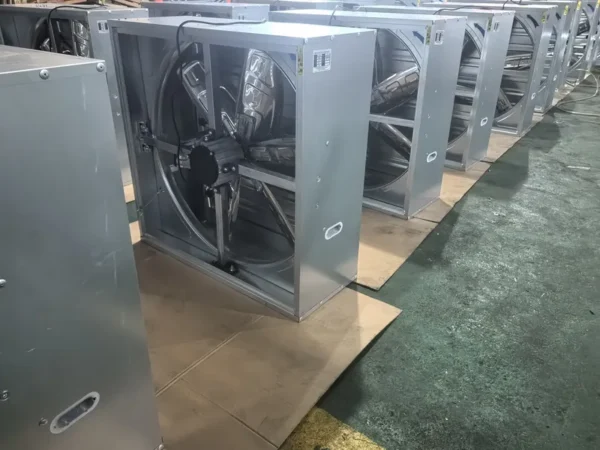 Steel Axial Exhaust Fan, Stainless, Wall - view 5