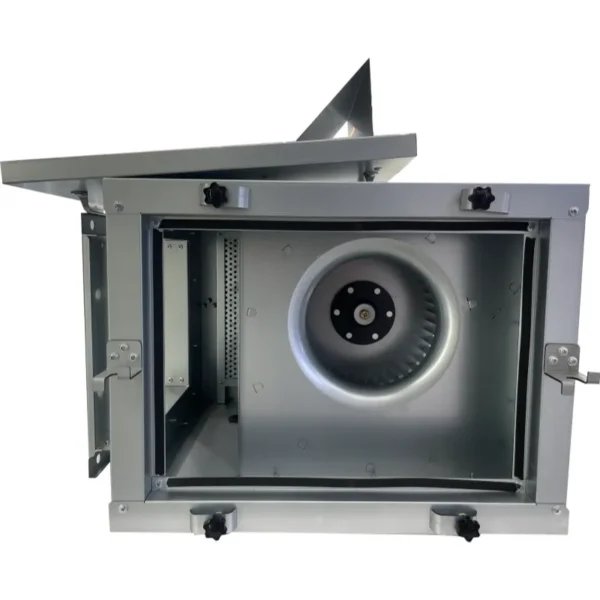 Steel Blade Centrifugal Fan, 220V, Inline, Stainless - view 4