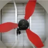 Steel Blade Exhaust Fan, Stainless, 220V, Stainless Steel - view 5