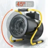 Steel Electric Space Heater, 120V, Portable, Stainless - view 3
