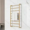 Steel Electric Towel Warmer, Stainless, Wall