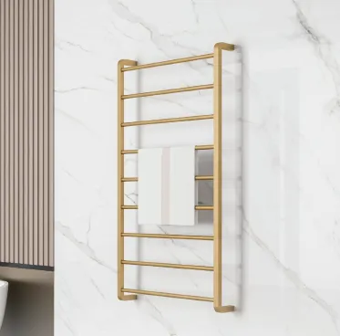 Steel Electric Towel Warmer, Stainless, Wall