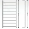 Steel Electric Towel Warmer, Stainless, Wall - view 2