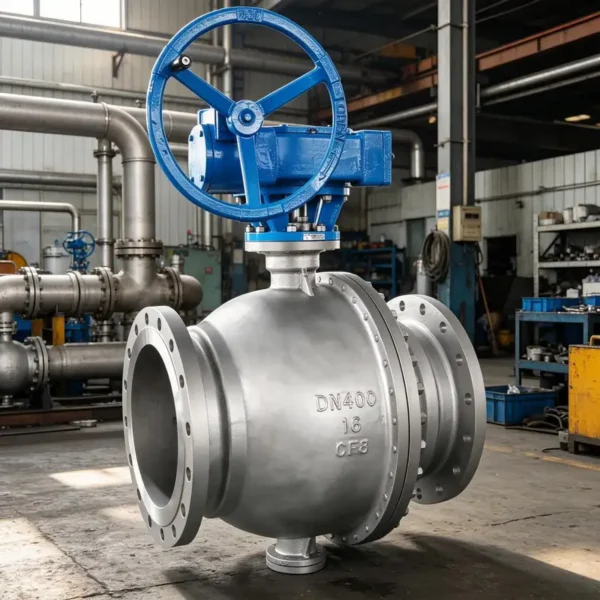 Steel Fixed Ball Valve, 16''/DN400, Stainless - view 3