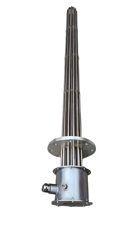 Steel Flange Immersion Heater, Stainless, 220-380V - view 3