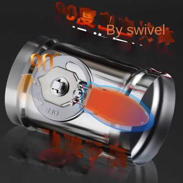 Steel Manual Butterfly Valve, 304, Stainless - view 5