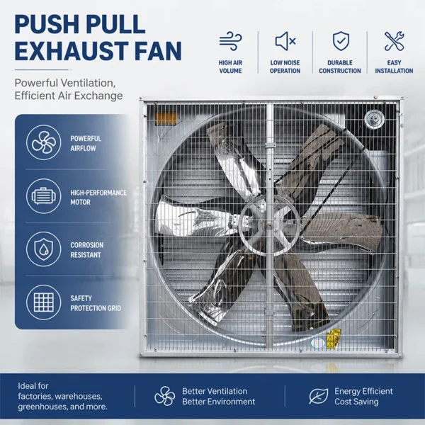 Steel Negative Pressure Fan, Stainless, 220v, 24000m³ - view 3