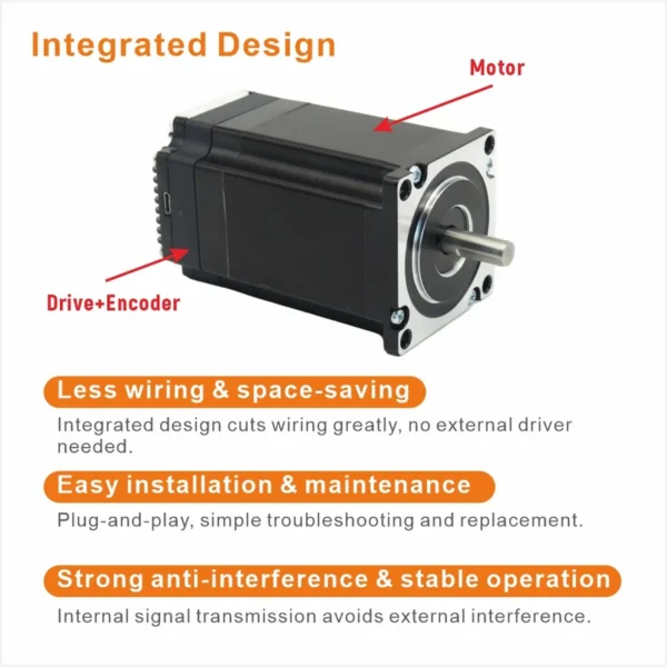 Stepper Motor, 1.2N.m, 48V, 2-Phase, CNC - view 2