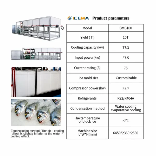 Storage Compressor, ICEMA, 1T~20T/24H, 50kg - view 3