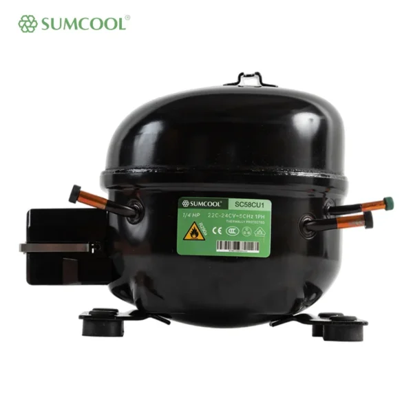 Sumcool Refrigeration Piston Compressor, R134a, 12v - view 4