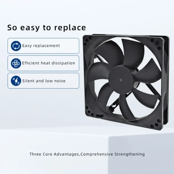 Super Quiet Fan, 12025, 25mm, 12v, 24v - view 2