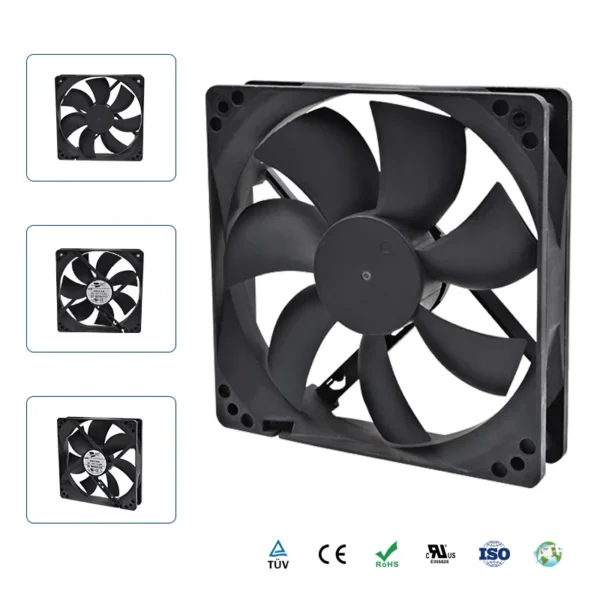 Super Quiet Fan, 12025, 25mm, 12v, 24v - view 5