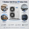System Central Air Conditioner, HVAC, Inverter, VRF - view 5