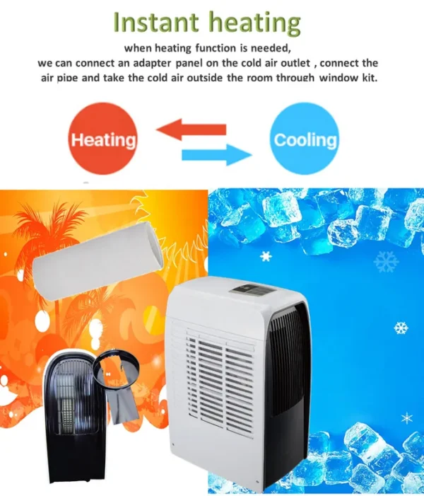 System Smart Air Conditioner, Portable, 9000, BTU - view 3