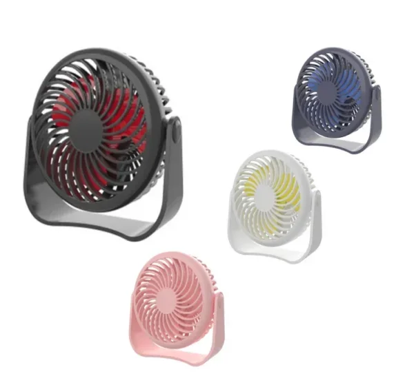 Table Desktop Usb Fan, Portable, 2000mAh