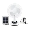 Table Fan, 12-Inch, Solar, 9V3W, USB - view 2