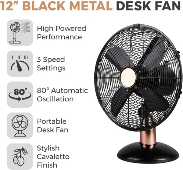 Table Fan, 120-240, Electric - view 3