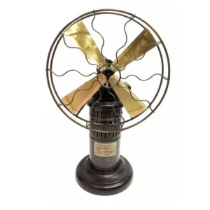 Table Fan, 15", Brass