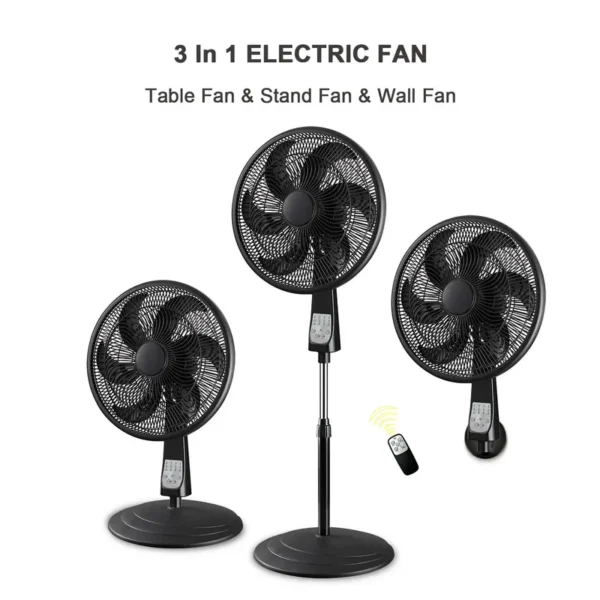 Table Fan, 18''Oscillating, Wall, 3-In-1, HJ-18CR3 - view 4