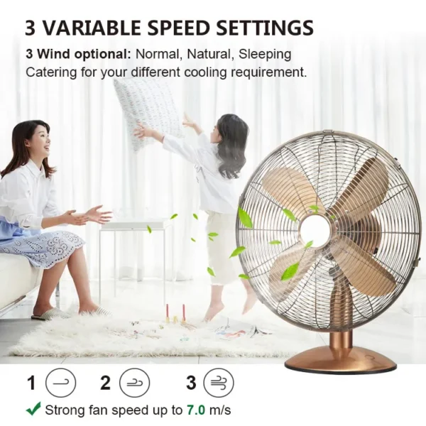 Table Fan, 220-240V ~50Hz, Electric - view 3