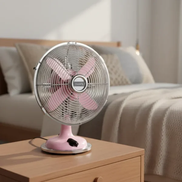 Table Fan, 3-Speed, Electric, Metal - view 3