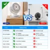 Table Fan, 3-Speed, Portable - view 6