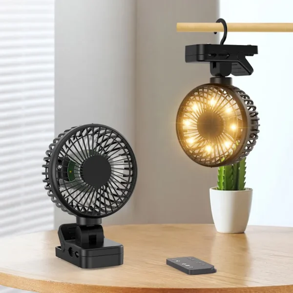 Table Fan, 4000mAh, USB, Portable - view 6