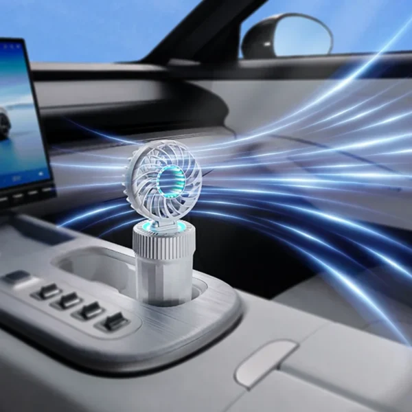 Table Fan, 45°, Portable, USB-C - view 2