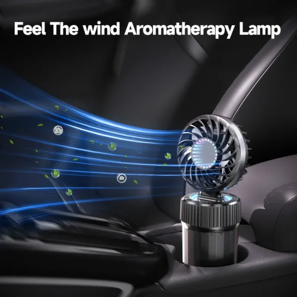 Table Fan, 45°, Portable, USB-C - view 4